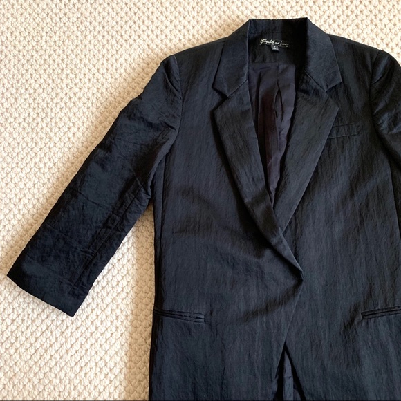 Elizabeth and James Black Blazer - Picture 2 of 8